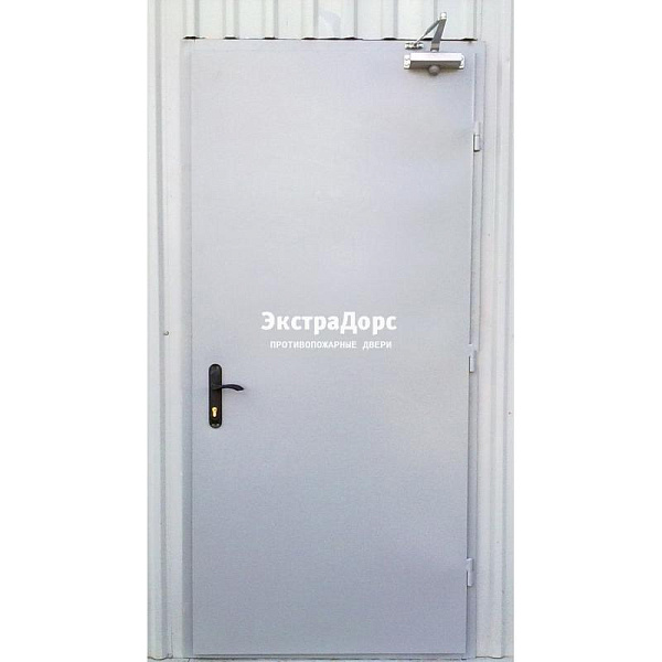 Противопожарная дверь EI 30 3 типа белая металлическая в Истре  купить