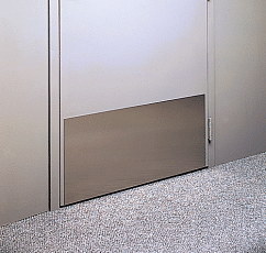 Отбойная пластина из нержавеющей стали 790х300